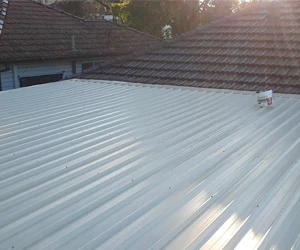 fresh cut and sealed roof