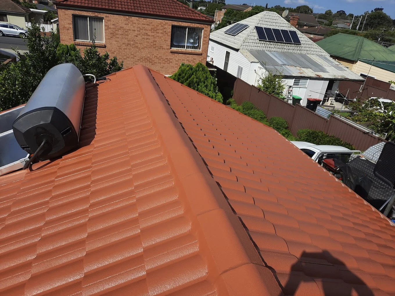 photo on top of roof